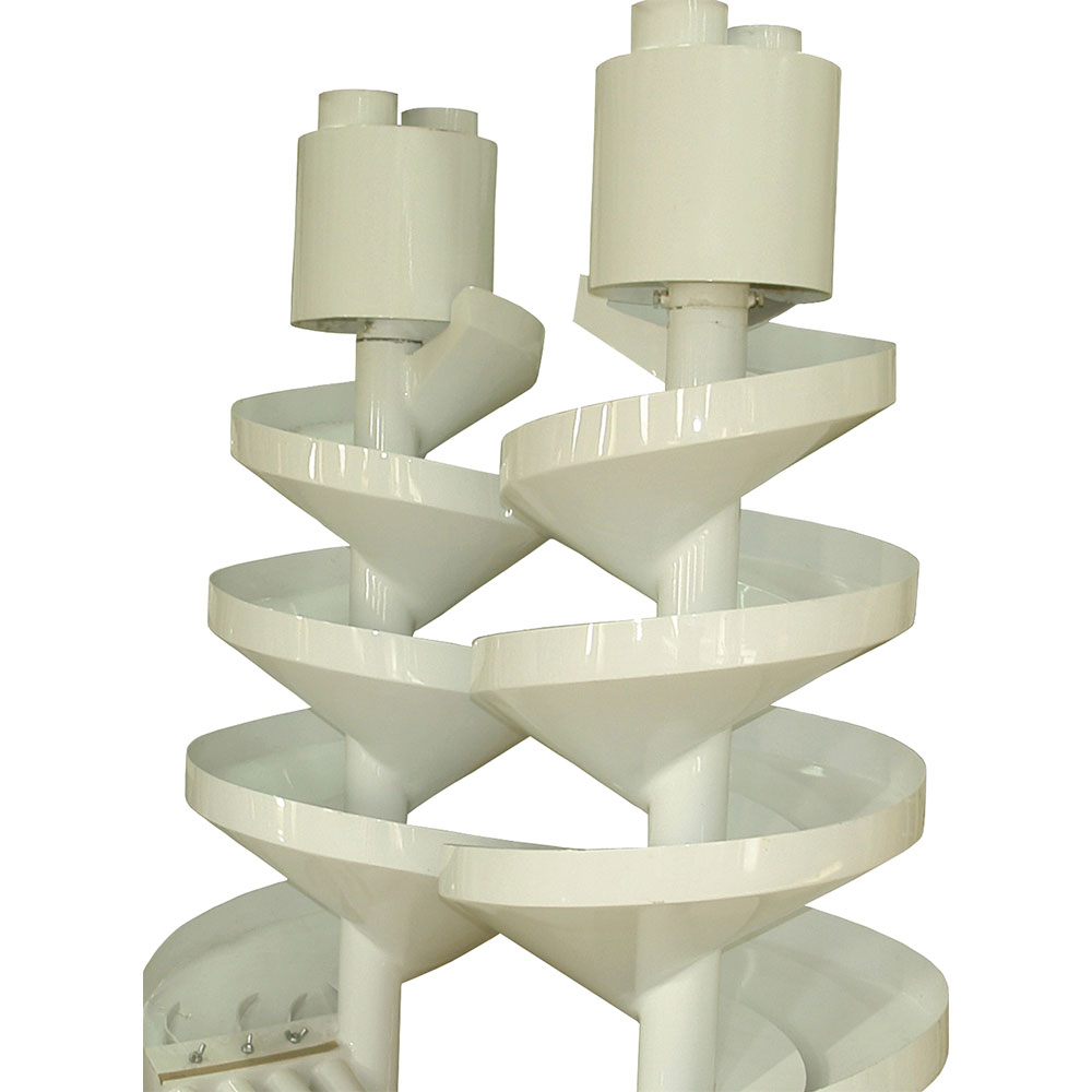 Tanis Spiral Triyör, spiral oluklu tambur teknolojisi ile buğday, bakliyat ve hibrit tohumları uzunluk bazında hassas şekilde ayırarak ürün karışımını önler ve kaliteyi artırır.